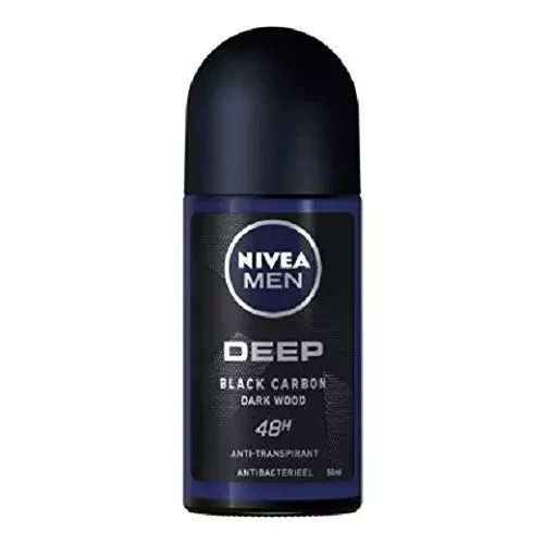 Nivea Deep Black Carbon Dark Wood Roll On